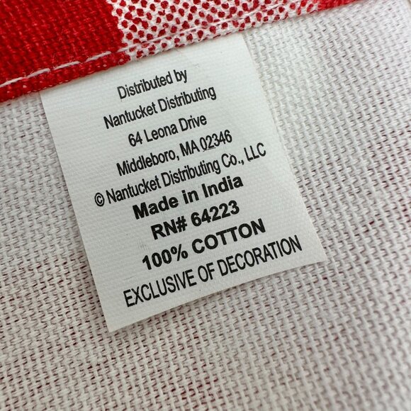 Bear Applique Kitchen Towel Red White Plaid Trim Embroidered T Initial 28x18 - Picture 4 of 7